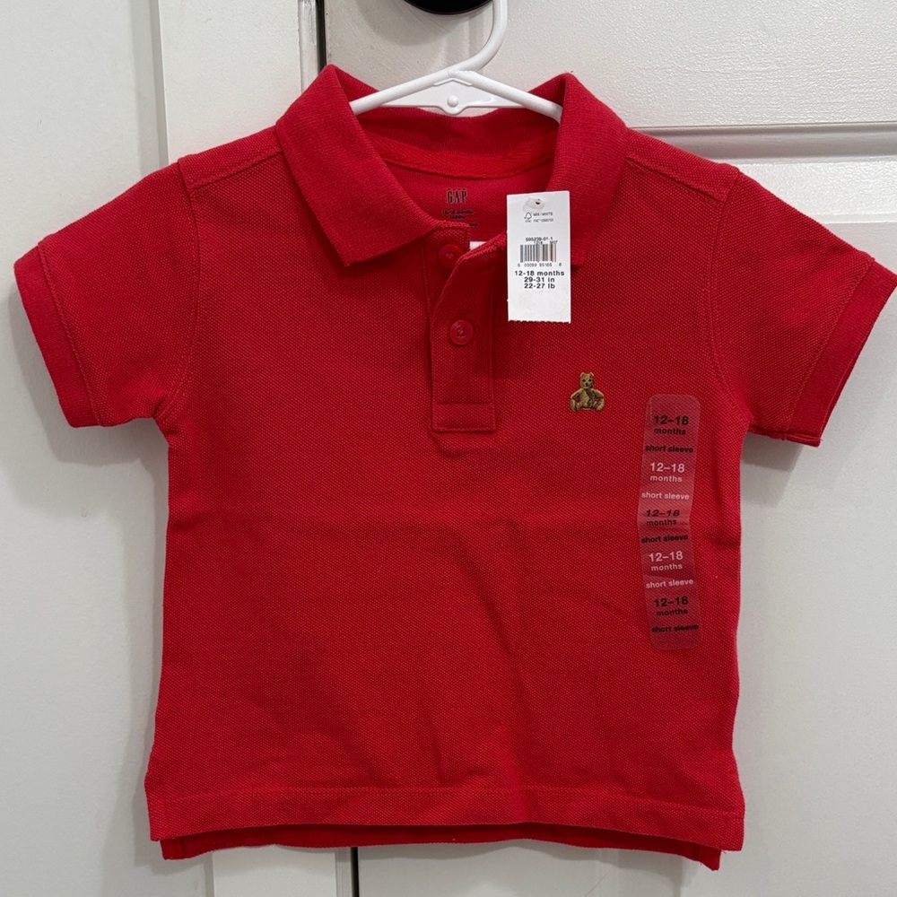 Baby GAP Red Polo Shirt